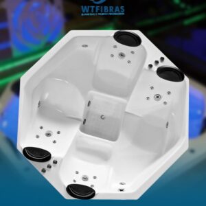 Spa Sextavado – 4 Lugares – Linha Platinum